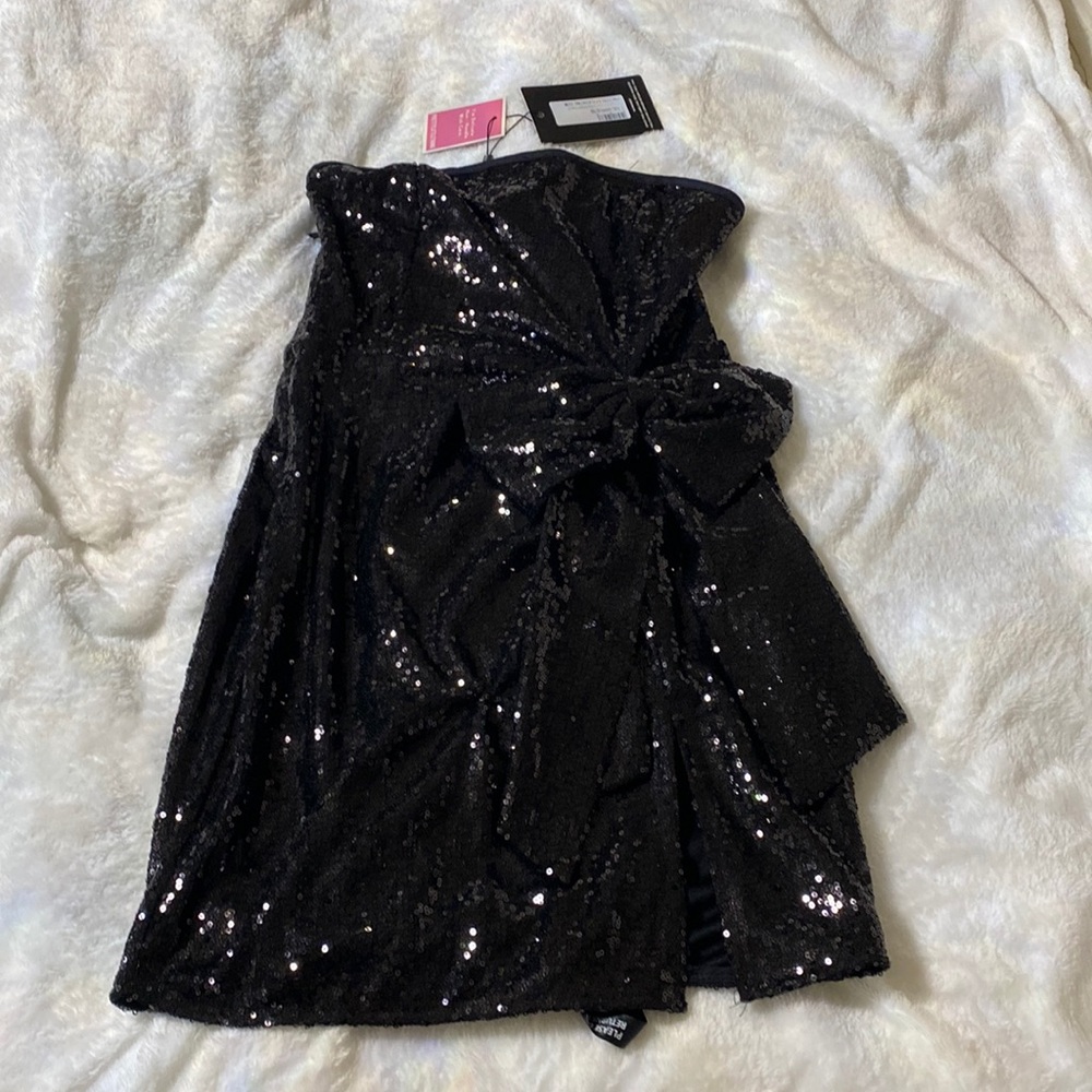 Black Sequin mini dress